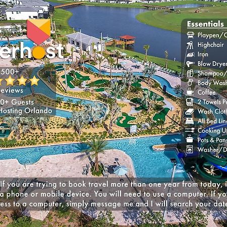 B - New 4 Bedroom Home - 5 Miles To Disney - Free Water Park - Private Pool Kissimmee Exterior foto