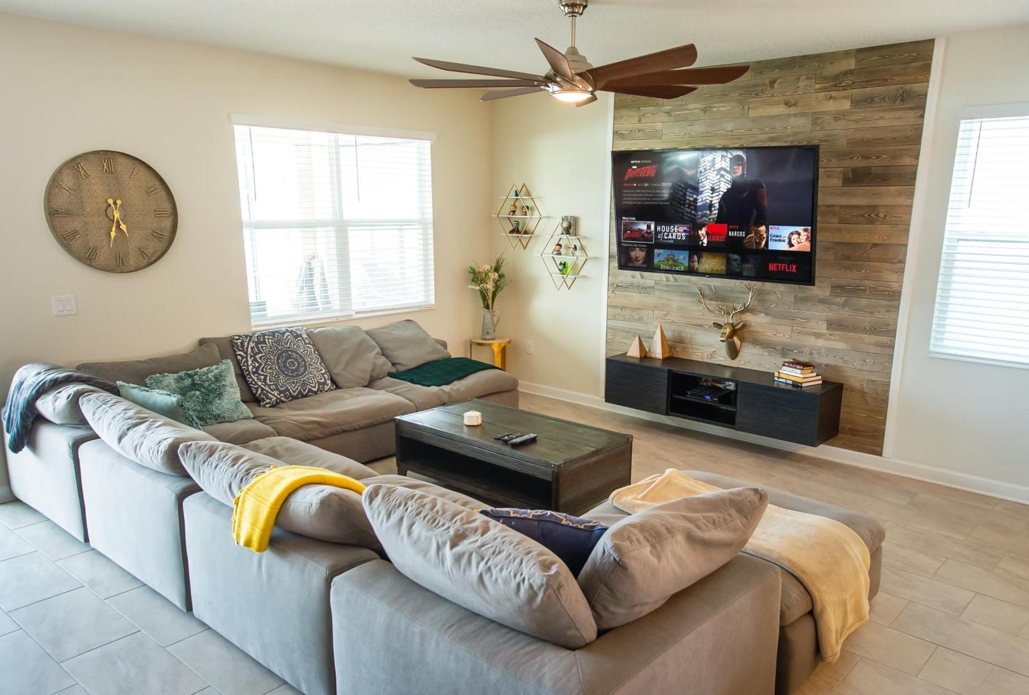 B - New 4 Bedroom Home - 5 Miles To Disney - Free Water Park - Private Pool Kissimmee Zimmer foto